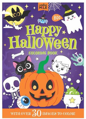 Cover image for Happy Halloween Colouring Book