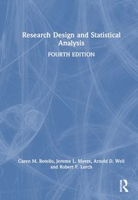 Cover image for Research Design and Statistical Analysis