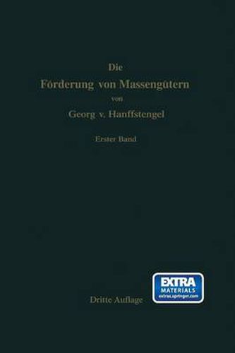 Cover image for Die Foerderung Von Massengutern