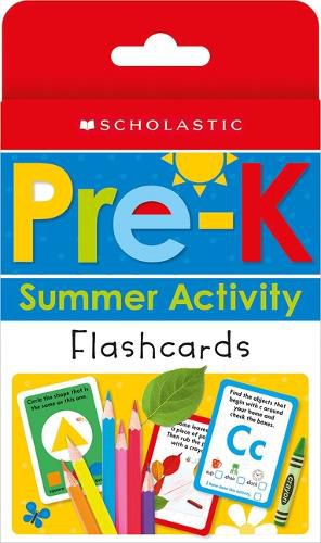 Cover image for Prek Summer Activity Flashcards (Preparing for Prek): Scholastic Early Learners (Flashcards)