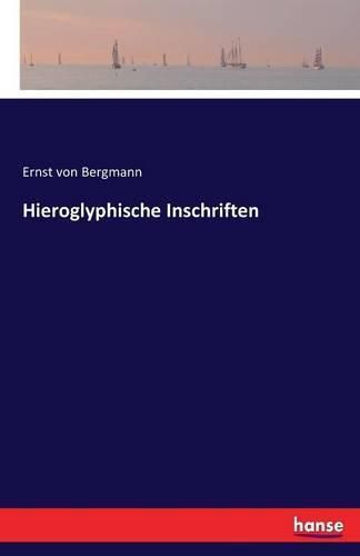 Cover image for Hieroglyphische Inschriften