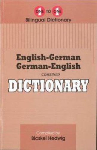 Cover image for English-German & German-English One-to-One Dictionary