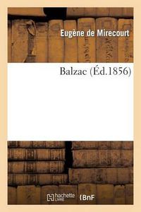 Cover image for Balzac