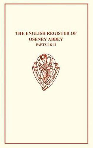 Cover image for English Register of Oseney Abbey Vols I and II