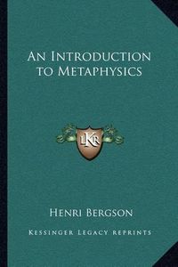 Cover image for An Introduction to Metaphysics