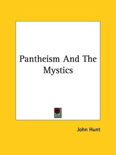 Cover image for Pantheism and the Mystics