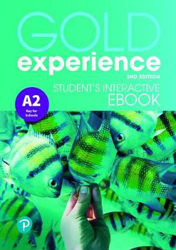 Cover image for Gold Experience 2nd Edition A2 Student's eBook Online Access Code