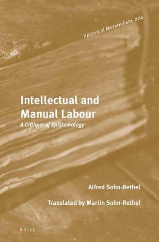 Cover image for Intellectual and Manual Labour: A Critique of Epistemology