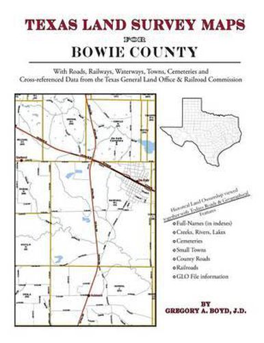 Texas Land Survey Maps for Bowie County