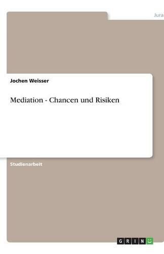 Cover image for Mediation: Chancen Und Risiken