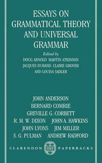 Cover image for Essays on Grammatical Theory and Universal Grammar