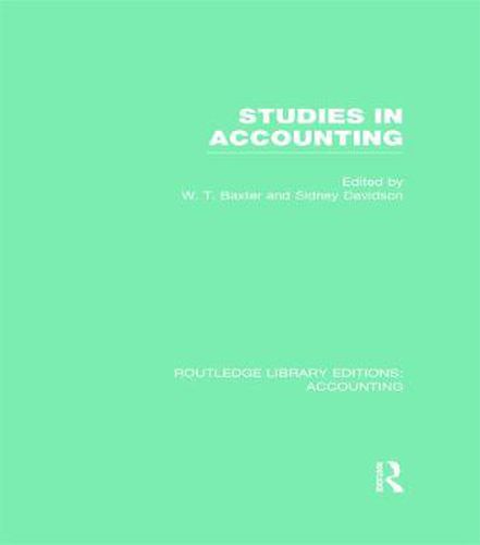 Cover image for Studies in Accounting