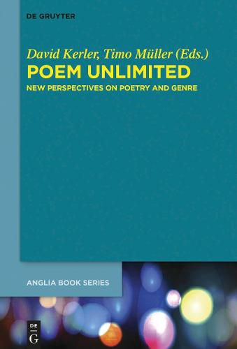 Cover image for Poem Unlimited: New Perspectives on Poetry and Genre