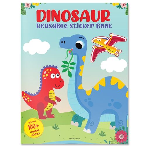 Dinosaur World Reusable Sticker Book?for Chindren