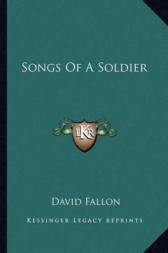 Cover image for Songs of a Soldier