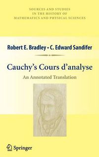 Cover image for Cauchy's Cours d'analyse: An Annotated Translation
