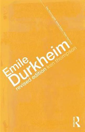 Cover image for Emile Durkheim