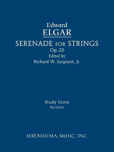 Cover image for Serenade for Strings, Op.20: Study score
