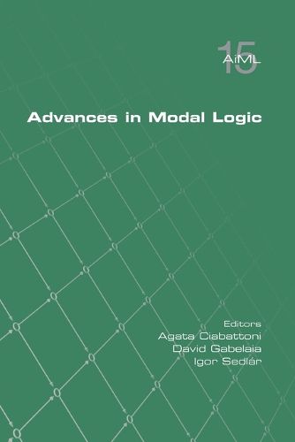 Cover image for Advances in Modal Logic 15