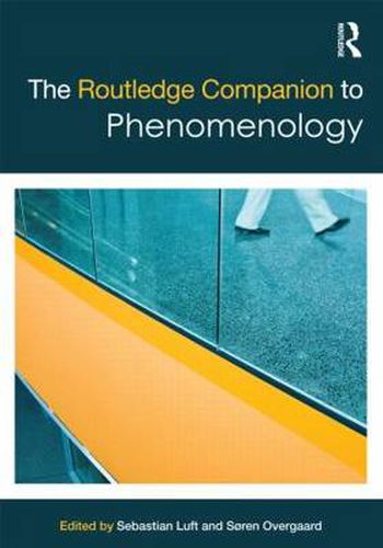 Cover image for The Routledge Companion to Phenomenology