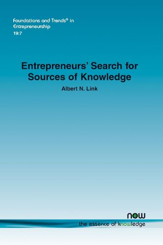 Entrepreneurs' Search for Sources of Knowledge