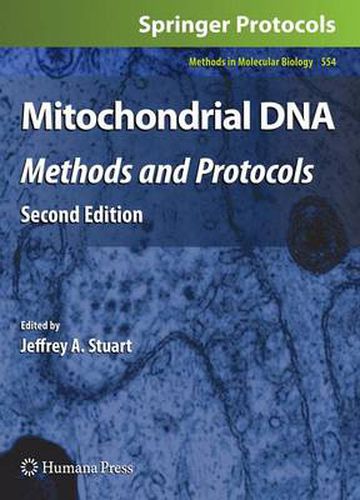 Cover image for Mitochondrial DNA: Methods and Protocols