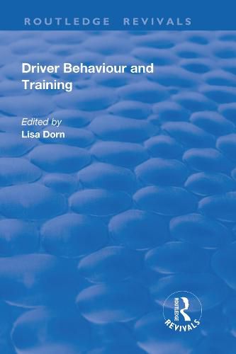 Cover image for Driver Behaviour and Training