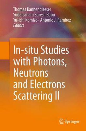Cover image for In-situ Studies with Photons, Neutrons and Electrons Scattering II