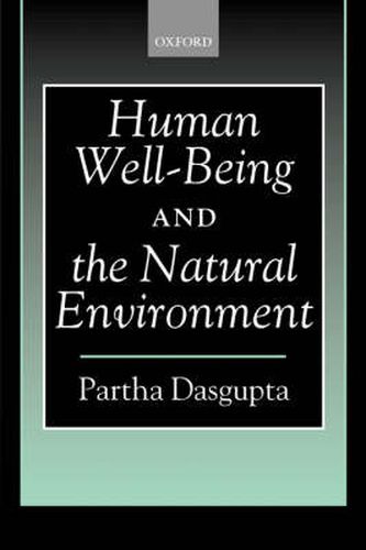 Cover image for Human Well-being and the Natural Environment