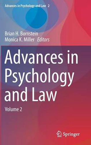 Cover image for Advances in Psychology and Law: Volume 2