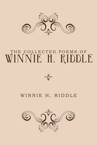 Cover image for The Collected Poems Of Winnie H. Riddle