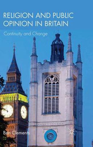 Cover image for Religion and Public Opinion in Britain: Continuity and Change