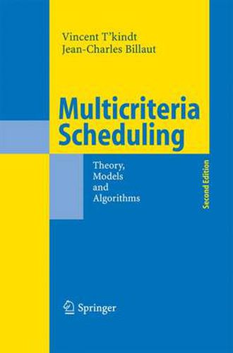 Cover image for Multicriteria Scheduling: Theory, Models and Algorithms