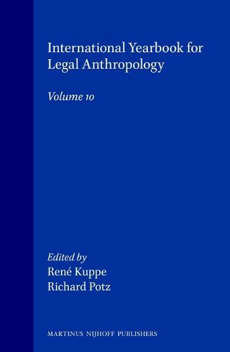 Cover image for International Yearbook for Legal Anthropology, Volume 10