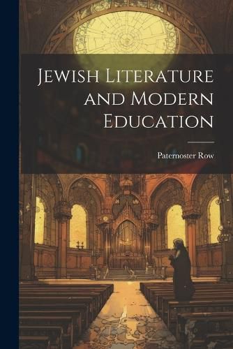 Cover image for Jewish Literature and Modern Education