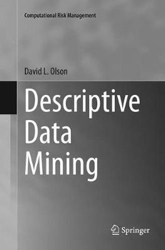 Cover image for Descriptive Data Mining