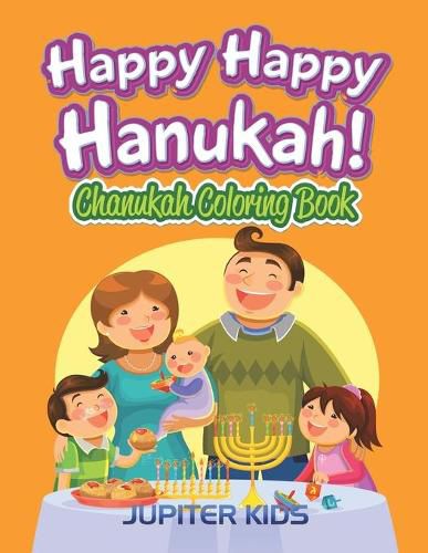 Cover image for Happy Happy Hanukah!: Chanukah Coloring Book