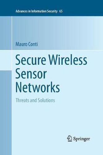 Cover image for Secure Wireless Sensor Networks: Threats and Solutions