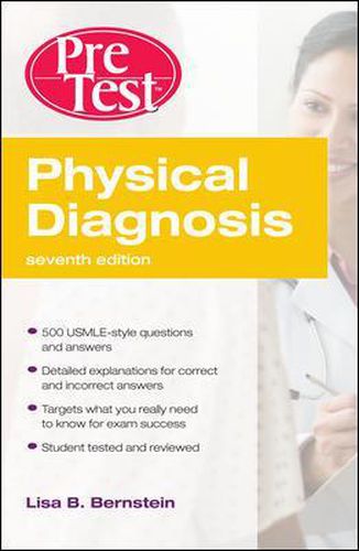 Cover image for Physical Diagnosis PreTest Self Assessment and Review, Seventh Edition