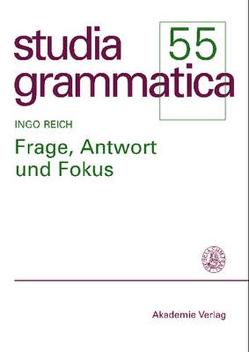 Cover image for Frage, Antwort und Fokus