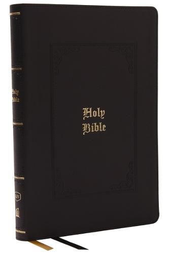 Cover image for KJV Bible, Giant Print Thinline Bible, Vintage Series, Leathersoft, Black, Red Letter, Comfort Print: King James Version