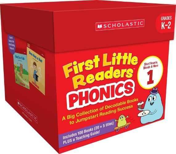 Cover image for First Little Readers: Phonics Set 1 / Short Vowels, Blends & More (Multiple-Copy Set): A Big Collection of Decodable Books for Beginning Readers