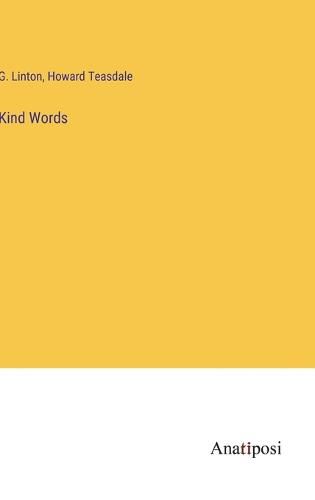 Cover image for Kind Words