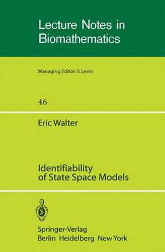 Cover image for Identifiability of State Space Models: with applications to transformation systems