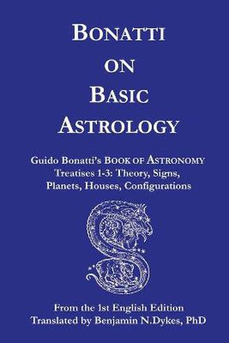 Cover image for Bonatti on Basic Astrology