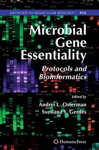 Cover image for Microbial Gene Essentiality: Protocols and Bioinformatics