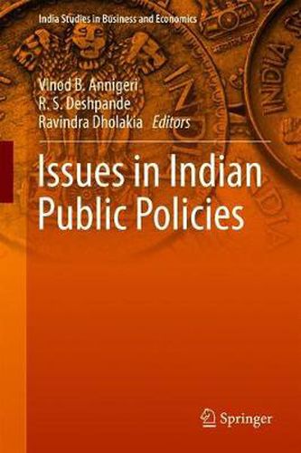 Cover image for Issues in Indian Public Policies