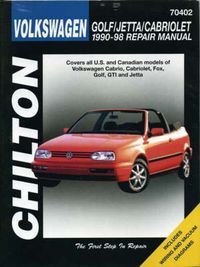 Cover image for Volkswagen Golf/Jetta/Cabriolet (1990-1999)