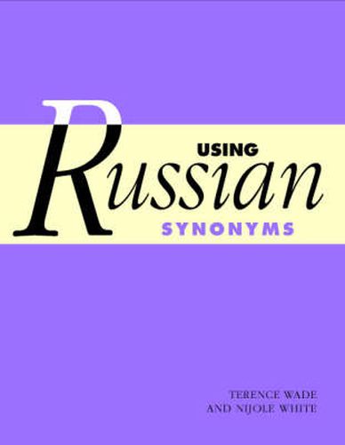 Cover image for Using Russian Synonyms