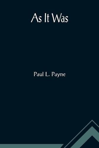 Cover image for As It Was